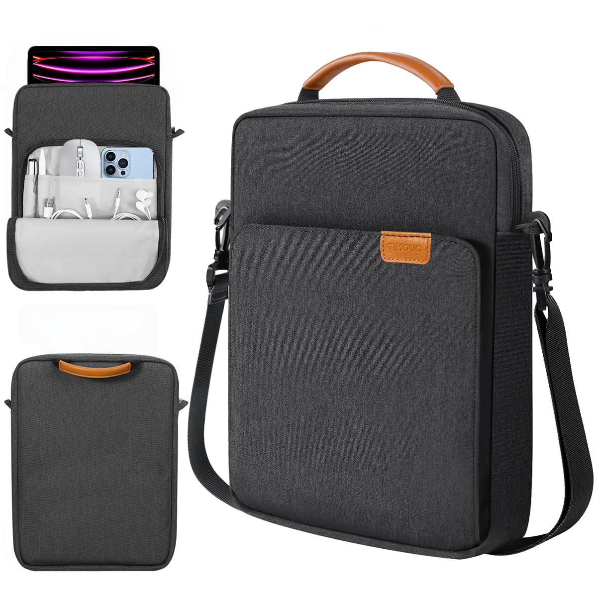 ZORBES® 13 Inch Tablet Case with Shoulder Strap for iPad Air 13 ZORBES® 13 Inch Tablet Case with Shoulder Strap for iPad Air 13